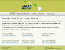 Tablet Screenshot of aharo.net